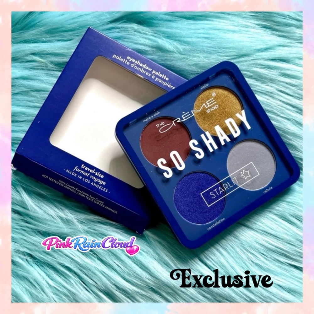 Creme Shop Galaxy So Shady Starlit Eyeshadow Palette 4 Color Travel Size NEW